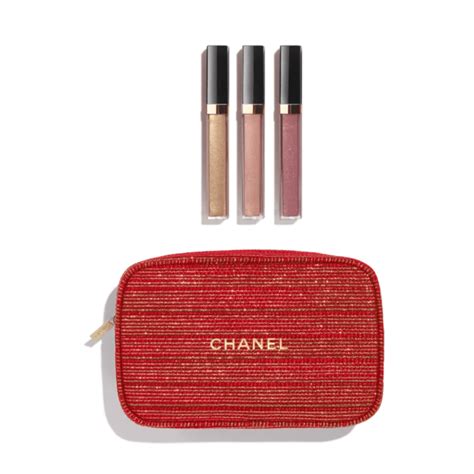 chanel holiday giftset|Chanel tweed makeup gift set.